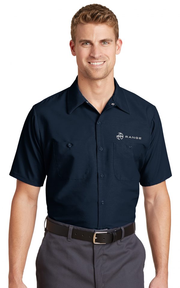 Red Kap® Long Size Short Sleeve Industrial Work Shirt – Range Swag