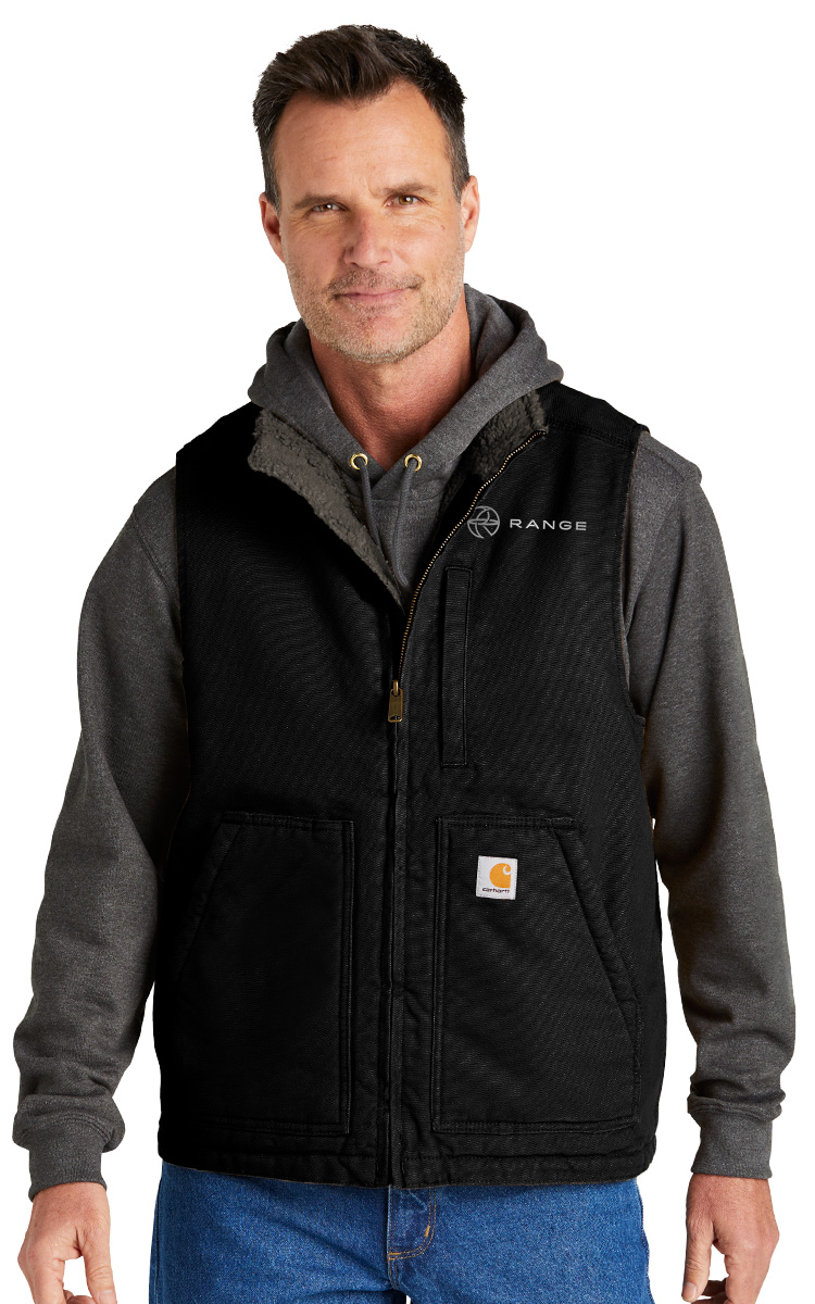 Carhartt® SherpaLined Mock Neck Vest Range Swag