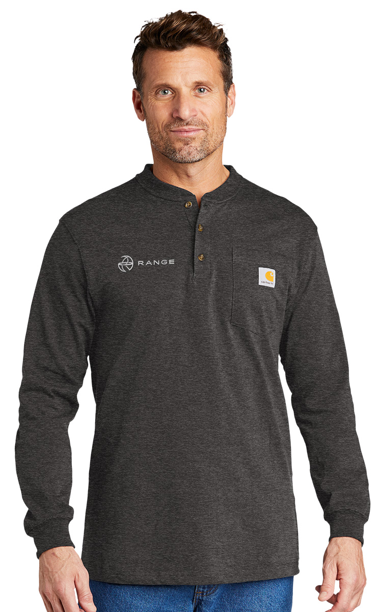 Carhartt® Long Sleeve Henley T-Shirt – Range Swag