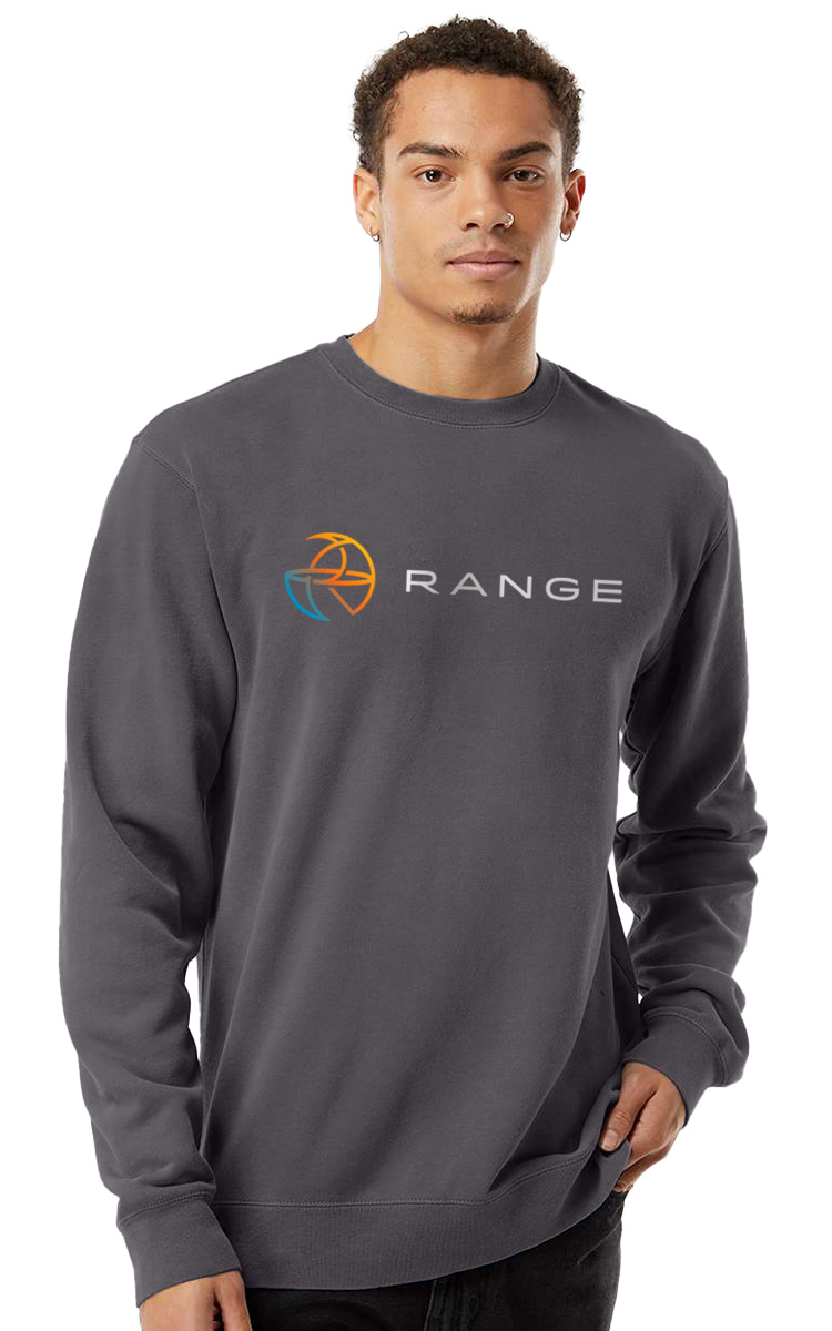 Midweight Pigment-Dyed Crewneck Sweatshirt – SP – Range Swag